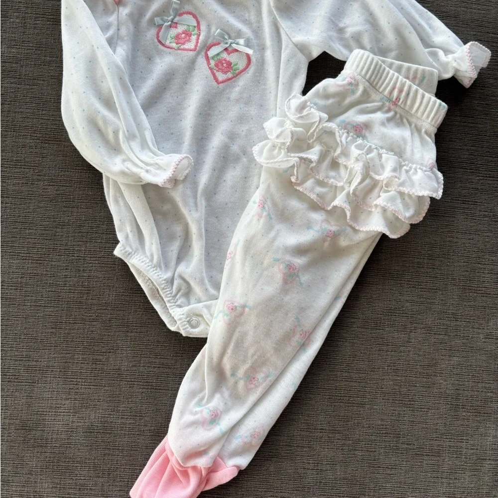 Vintage Carter's Baby Girl 2-Piece 